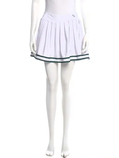 Pre-owned Recreational Habits Striped Mini Skirt In Neutral