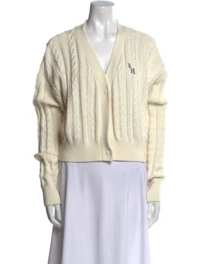 Pre-owned Recreational Habits V-neck Sweater In Neutral