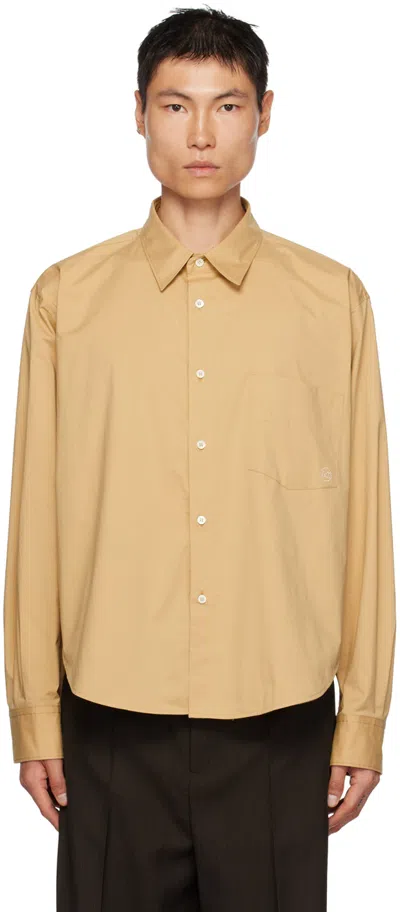 Recto Beige David Shirt In Be Beige