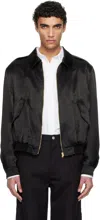 Recto Black 80s Fluid Ben Jacket In Bk