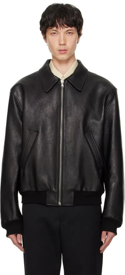 Recto Black Ben Leather Jacket