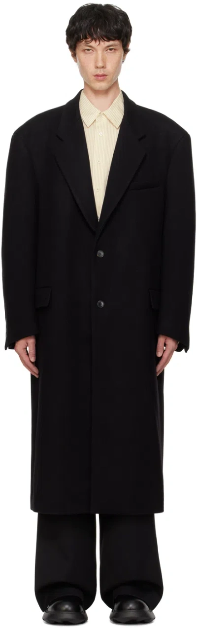 Recto Black Office Coat