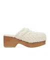 Recto Off-white Bohemian Clogs In White