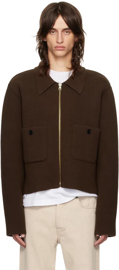 Recto Brown Ezra Jacket In Vintage Brown