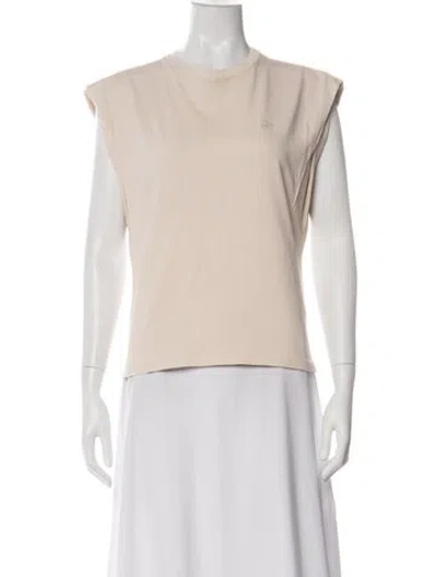 Pre-owned Recto Crew Neck Sleeveless T-shirt In Neutral