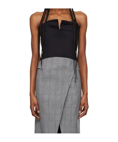 RECTO CROPPED STRAPLESS TOP