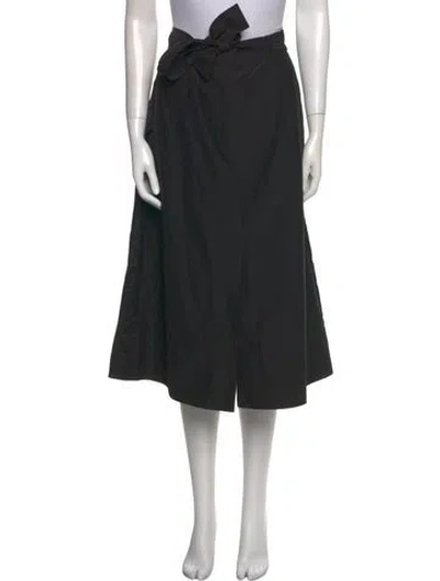 Pre-owned Recto Midi Length Skirt In Black
