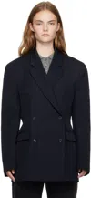 RECTO NAVY DOUBLE-BREASTED BLAZER