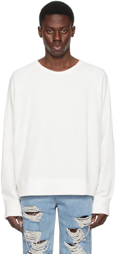 Recto Off-white Embroidered Sweatshirt In Iv Ivory