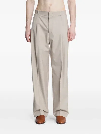 RECTO PLEATED WIDE-LEG TROUSERS