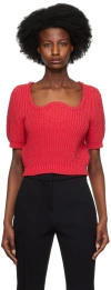 Recto Red Chunky T-shirt In Red