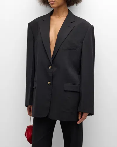 Recto Santal Tailored Jacket In Black