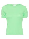 Recto Sheer-jersey T-shirt In Green