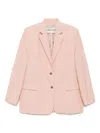 Recto Signature Single-breasted Jacket In Rosa