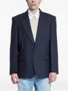 Recto Single-breasted Blazer In Blue