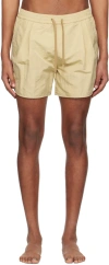 Recto Ssense Exclusive Beige Drawstring Swim Shorts In Le Light Beige