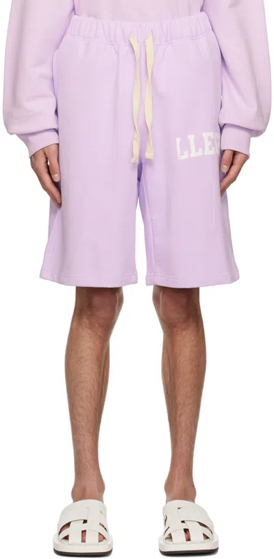 Recto Ssense Exclusive Purple Training Shorts In Lv Lavender