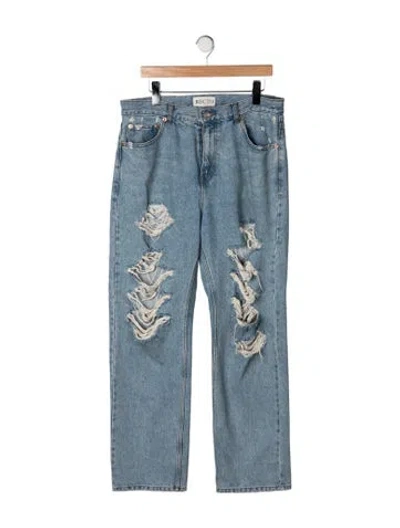 Pre-owned Recto Straight-leg Jeans In Blue