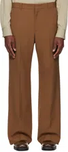 Recto Tan Signature Rc Flared Trousers In Ri