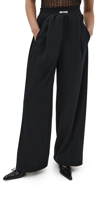 Recto Tricot Double Wide Training Trousers Black