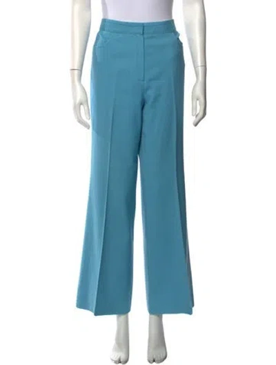 Pre-owned Recto Wide Leg Pants In Blue