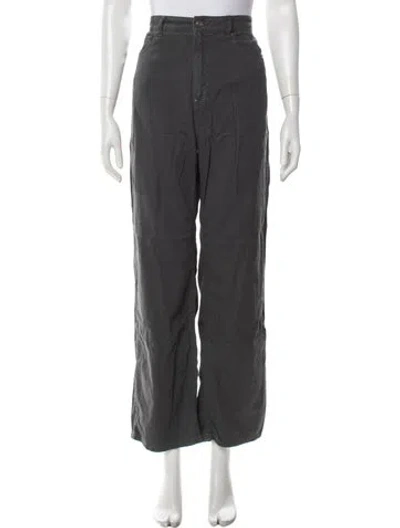 Pre-owned Recto Wide Leg Pants In Grey