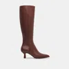 Recurate Auggie Extra Wide Calf Boots Chocolate Leather - Re:vita