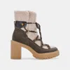 Recurate Celtic Boots Olive Suede - Re:vita