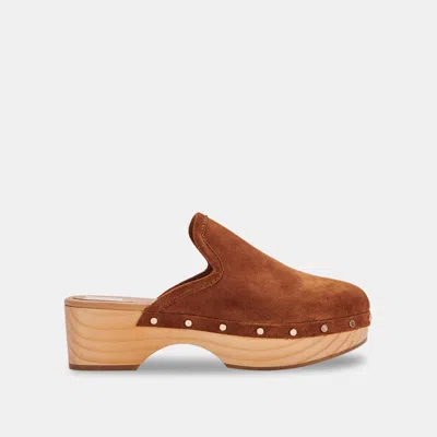 Recurate Closen Clogs Cognac Suede - Cognac Suede / 8 / 935 - Re:vita