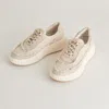 Recurate Dolen Fray Sneakers Sand Canvas - Re:vita