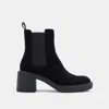 Recurate Gunner Booties Black Suede - Re:vita