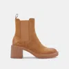 Recurate Gunner Booties Brown Suede - Re:vita