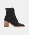 Recurate Iden Booties Anthracite Suede - Re:vita