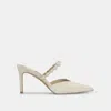 Recurate Kanika Pearl Heels Vanilla Silk - Re:vita