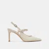 Recurate Kellen Heels Ivory Leather - Re:vita