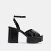 Recurate Laisha Heels Midnight Crinkle Patent - Re:vita