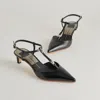 Recurate Lavon Heels Black Leather - Re:vita