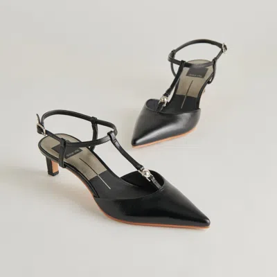 Recurate Lavon Heels Black Leather - Re:vita