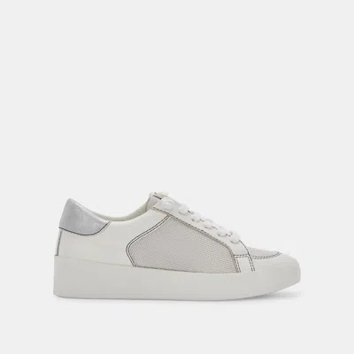 Recurate Ledger Sneakers Off White Leather - Re:vita