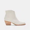 Recurate Silma Booties Ivory Nubuck - Re:vita