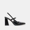 Recurate Soyer Heels Midnight Crinkle Patent - Re:vita