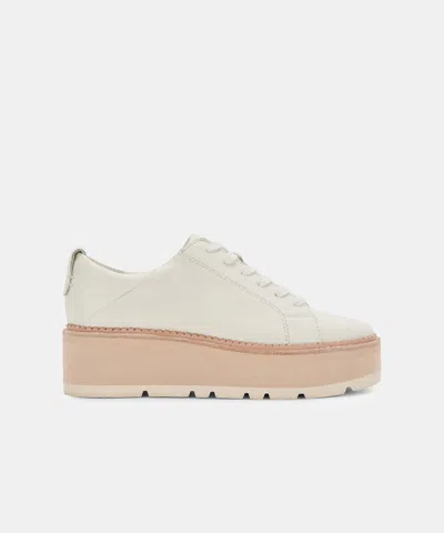 Recurate Toyah Sneakers White Leather - Re:vita