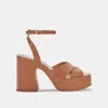 Recurate Wessi Heels Caramel Leather - Re:vita