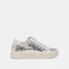 Recurate Zayn 360 Sneakers Silver Distressed Leather - Re:vita