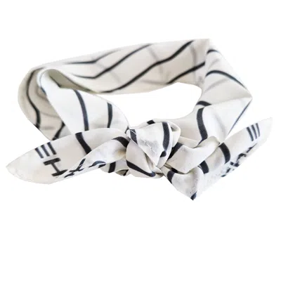 Re:cut The Label Women's White Silk Scarf