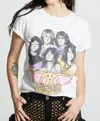 Recycled Karma Aerosmith Dream On 1973 Tee In White In White