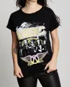 Recycled Karma Aerosmith Global Warming Tour Tee In Black In Black