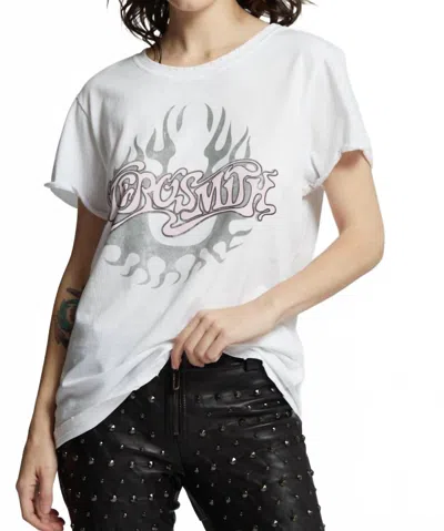 Recycled Karma Aerosmith Live From Budokan Top In Pearl In White