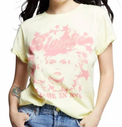 Recycled Karma Blondie Made In Nyc Top In Yellow In Neutral