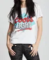 Recycled Karma Coors Light Tee Top In White In White